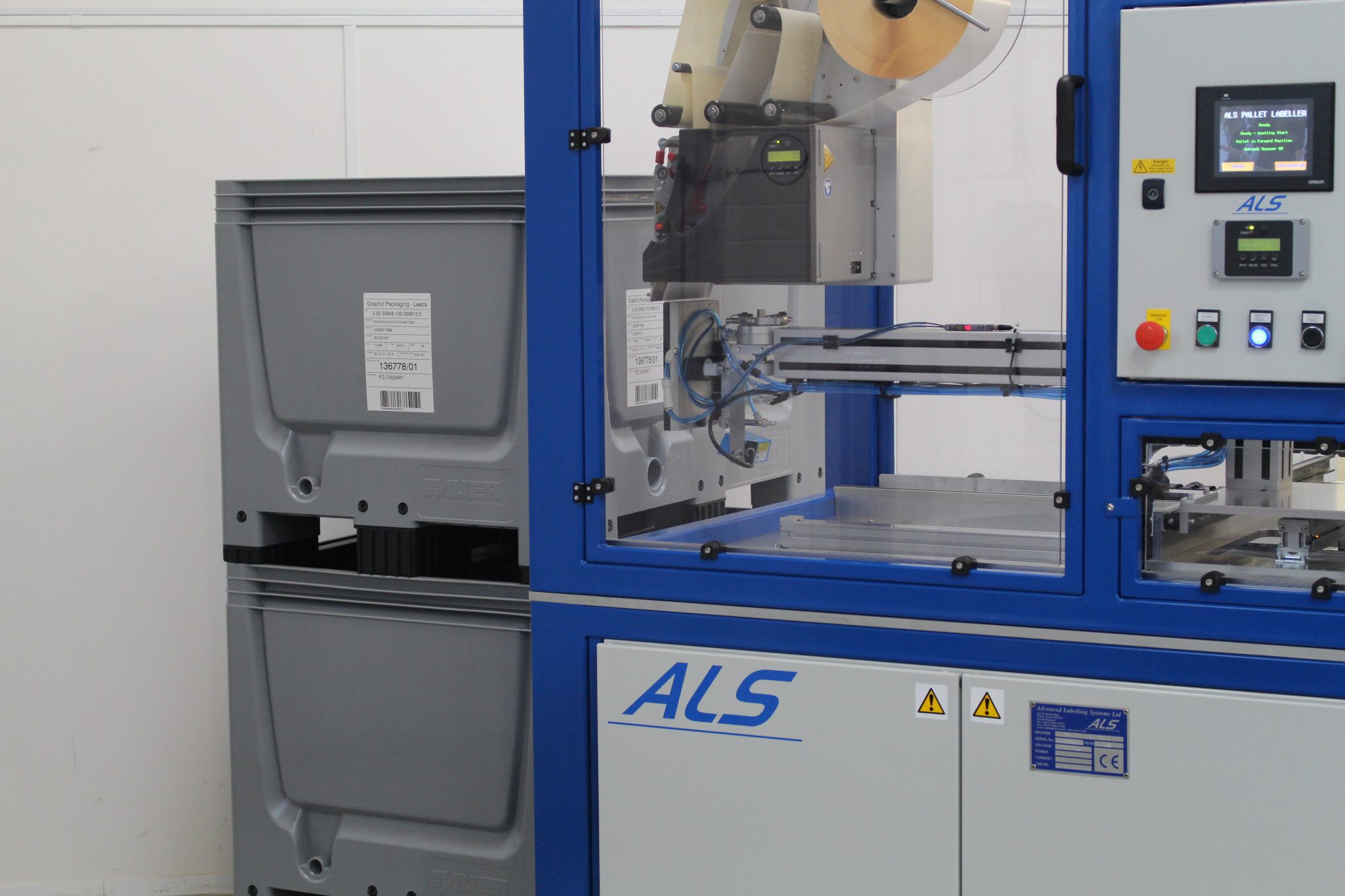 Pallet Labeller, GS1 Compliant - Advanced Labelling Systems Ltd